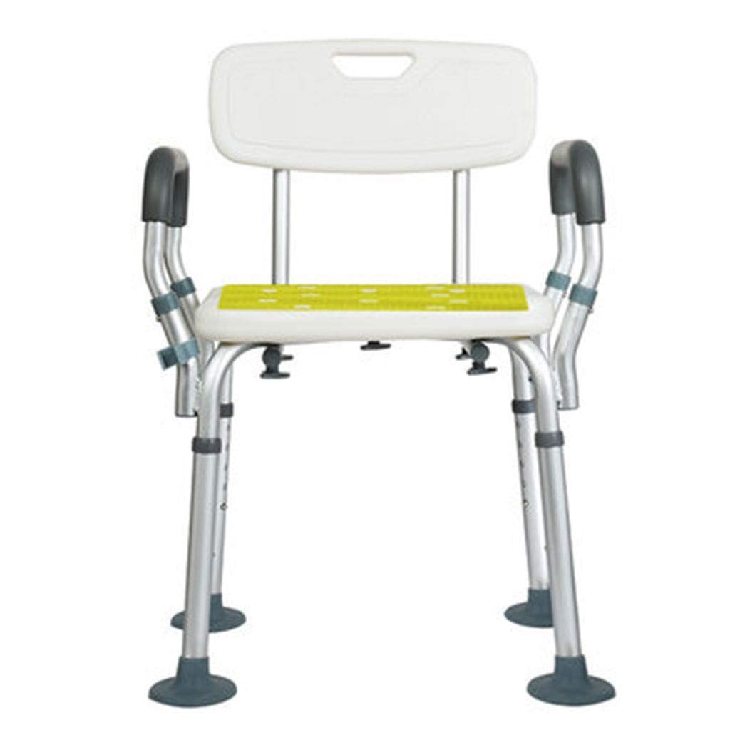 Multi-Functional Stool with Backrest for Adjustable Height Disabled Shower Seat Cushion Back Shower Stool Shower Seat Shower Seats and Stools
