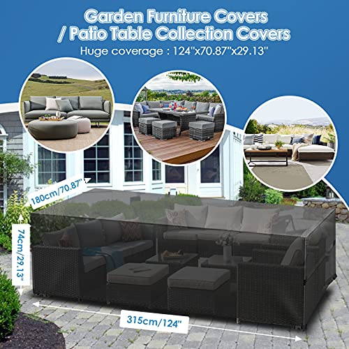 GARPROVM Copertura per Mobili da Giardino da