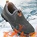 Myallfeet Men's Winter Outdoor Sports Plush Loafers Cotton Shoes Fashionable Casual Fur Insulated And Anti Slip Snow Shoes (grey,12)