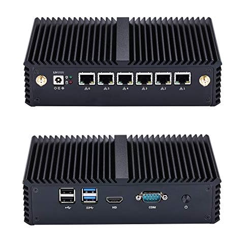 Kettop Barebone I5 Firewall Mi7200L6 Intel Core I5-7200U,Up To 3.10 Ghz (Barebones)6 Gigabit Lan To Build Firewall Router Aes-Ni,Fanless Dual Core Mini Pc Cover