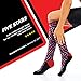 Merino Wool Graduated Compression Socks, Circulation Reduce Swelling SIZE LARGE