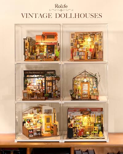 Rolife DIY Miniatur Haus Bausatz für Erwachsene Buchhandlung, Sam's Study – Ansicht 7