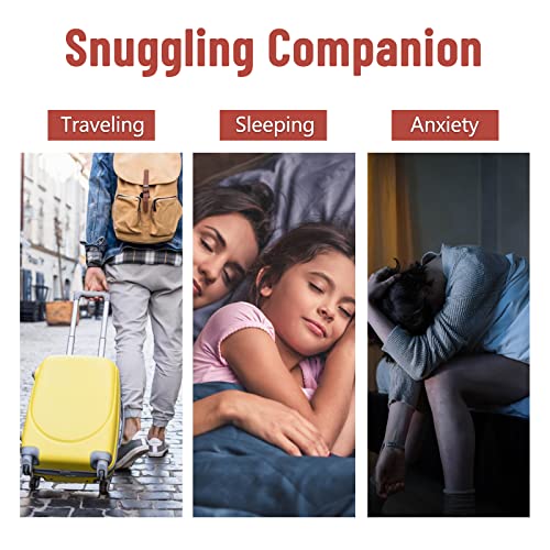 Niuniudaddy Weighted Stuffed Animals For Anxiety With Adults Kids, 20In 3.6Lbs Large Brown Teddy Bear Weighted Plush Toy Pillowfort With Fluffy Fur And Soft Body, Plushies For Gift Christmas Birthday #TOP5