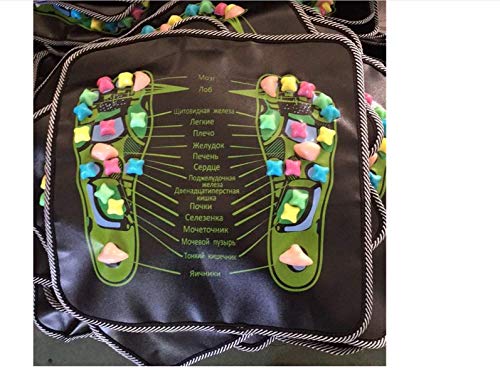 TX® Foot Massage Mat Walk Reflexology Massager Acupoint Mat Acupressure Mat for Pain Foot Ache Relieve Nerve Relaxes Muscle Massage at Home and Office( (35*35cm/13.779’’*13.779'')