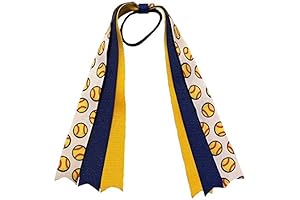 Softball Streamers Hair Bow - You Can Customize Colors