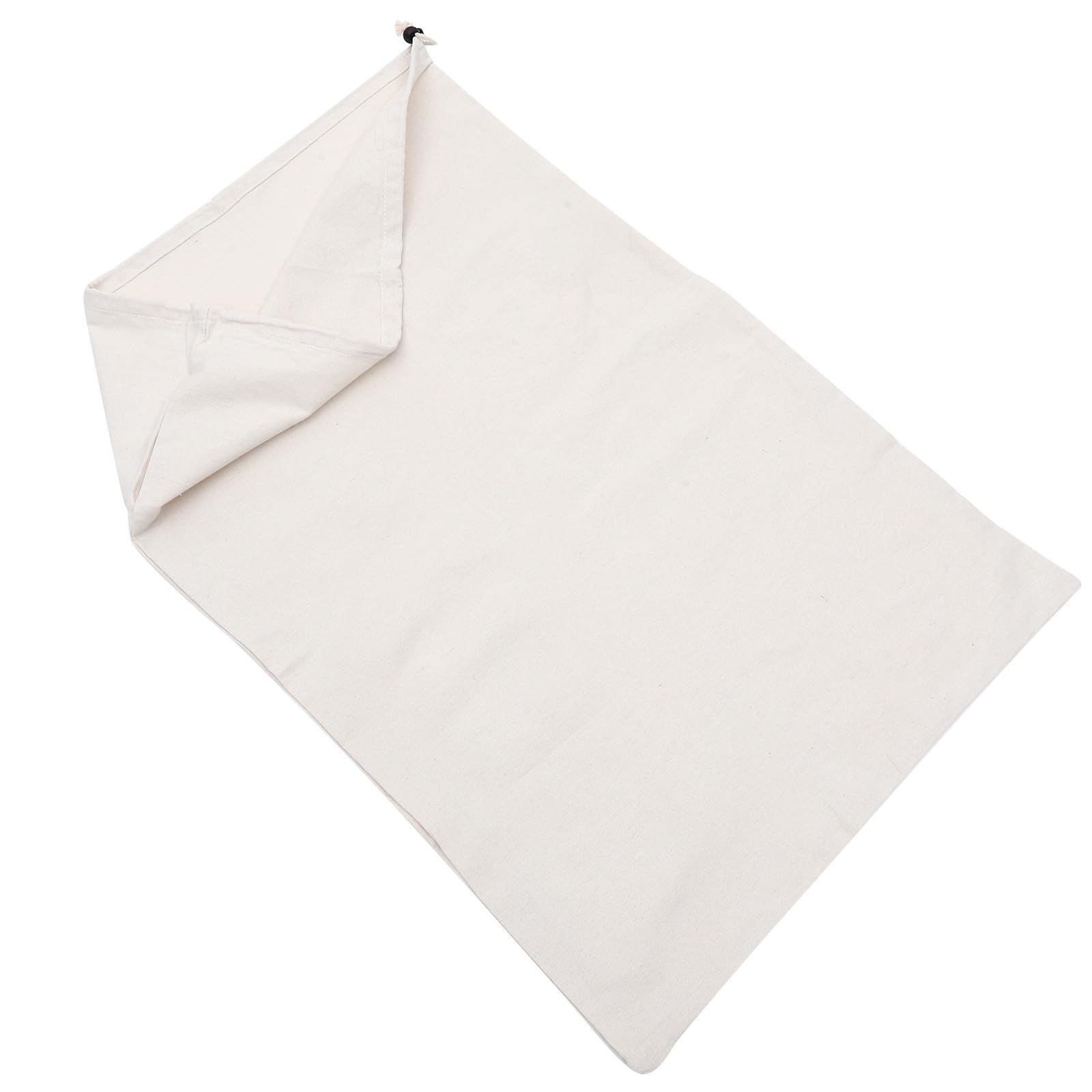 Bolsa de lavandería grande MAGICLULU elegante en lona natural con acabados resistentes