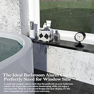 AYRELY 3 Cute Analog Alarm ClockSmall Retro Table Clock Battery OperatedSlient Metal Desk Clock with Light for Living Room DecorBedroomBedsideShelfBlack