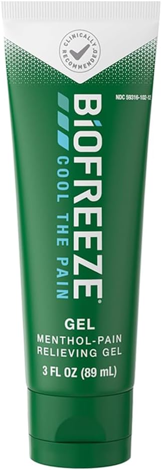 Gel Pain Relief, Knee & Lower Back Pain Relief, Arthritis Pain Reliever, Sore Muscle Relief, Neck Pain Relief, Cooling Joint Pain Relief, Menthol Gel 3 Fl Oz