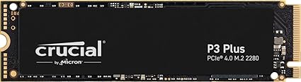 Crucial P3 Plus PCIe 4.0 3D NAND NVMe M.2 Solid Stat Crucial P3 Plus PCIe 4.0 3D NAND NVMe M.2 Solid Stat