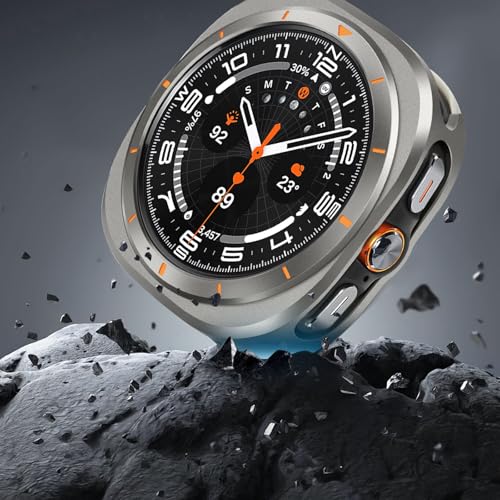 Protector de metal para Galaxy Watch Ultra 47mm con acabado premium 4