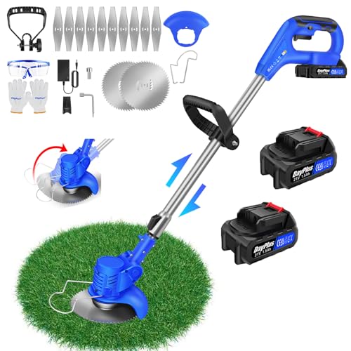 Cordless Grass String Trimmer and Edger Lawn Tool