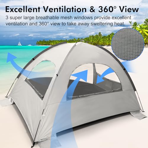 WhiteFang UV-Resistant Beach Tent