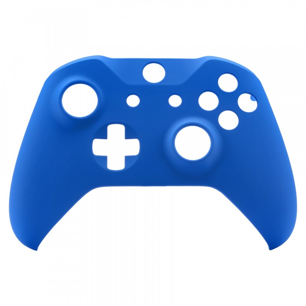 eXtremeRate Carcasa para Xbox One S/X Accesorios Protectora Suave al Tacto Placa Frontal Funda Delantera Kit de reemplazo Cubierta Shell para Xbox One X S Control-Model 1708 (Azul) — view 8