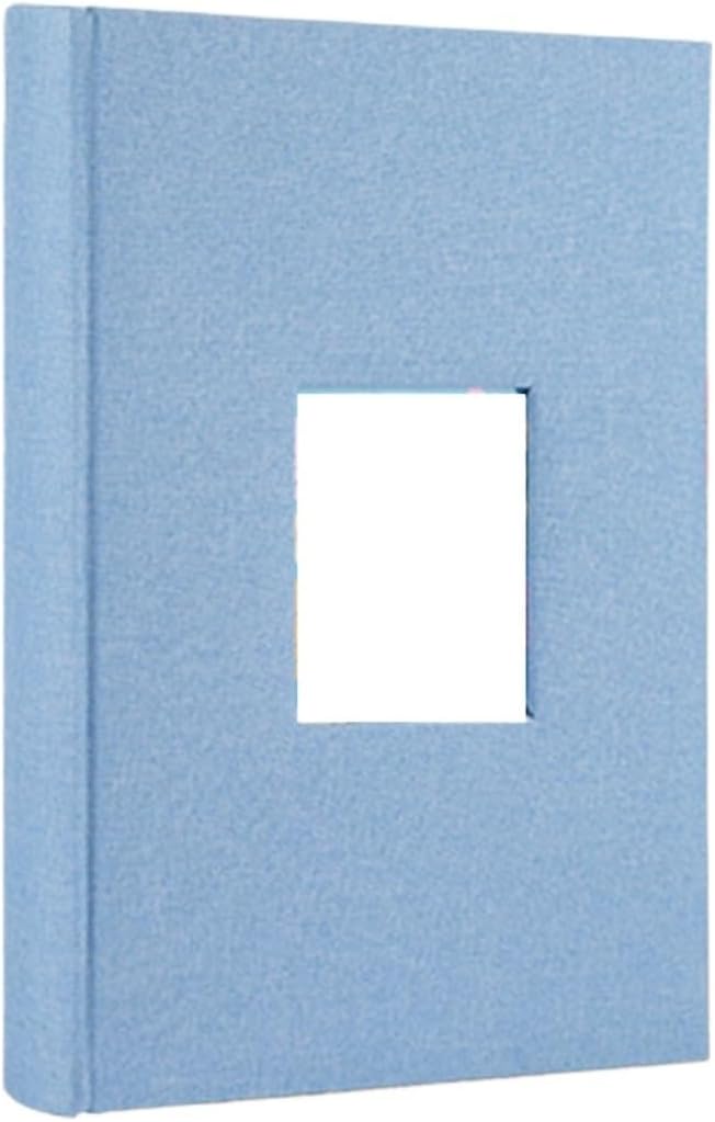 Travel Growth Commemorative Book ﻿ Photo Album Commemorative Album Creative Gift Storage Album Cloth Pocket Album Applicable to Photos, Receipts, Star Cards, etc(E)