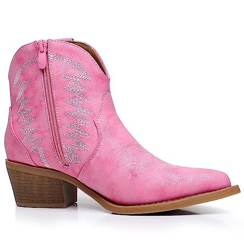 Women's Western Ankle Cowboy Boots - image 5