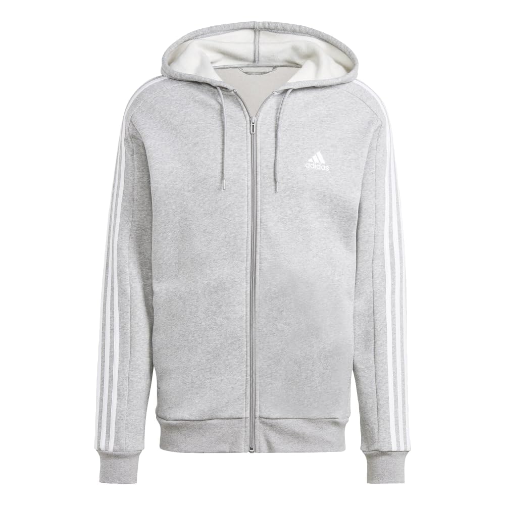 adidas Odzież wierzchnia Mężczyźni Essentials 3-stripes Fleece Full-zip Hoodie