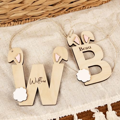 Personalized Easter Basket Name Tags, Easter Basket Tag, Easter Bunny Tag, Easter Gift Tags, Easter Gift for Kids, Easter Place Cards, Handmade Name Tags, Custom Easter Tag, Easter Tree Ornaments