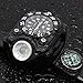 Rechargeable Led Torch Wrist Light, cshare Waterproof Watch Flashlight with Compass Tactical Flashlights for Outdoor Running, Hiking, Camping, Biking, Mountain Climbing