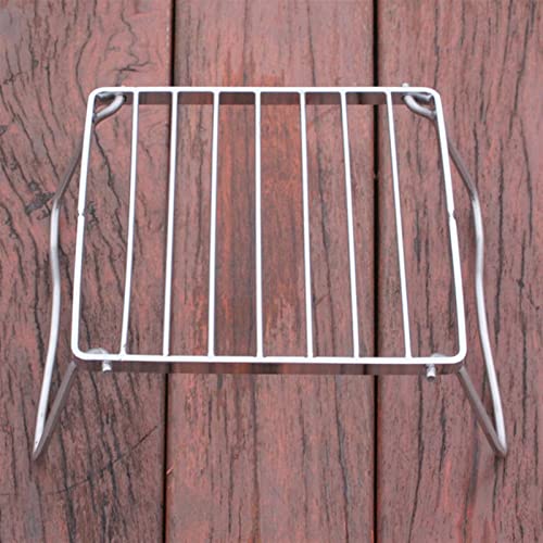 Table pliante de camping en acier inoxydable durable, support barbecue de précision - 3