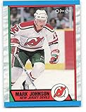 1989-90 O-Pee-Chee #244 Mark Johnson New Jersey Devils NHL Hockey Card NM-MT