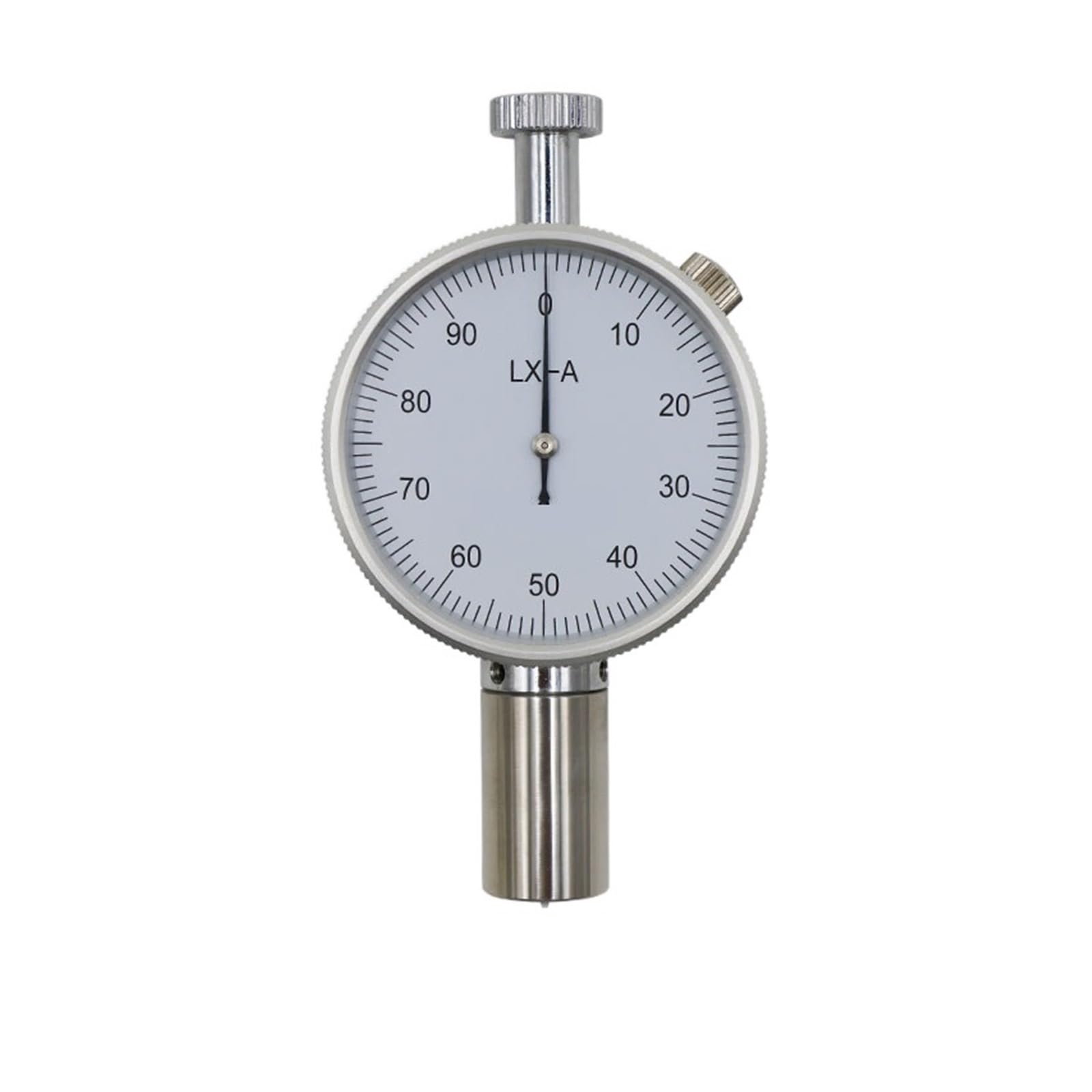 Hardness Tester, LX-A-1 Shore Hardness Durometer Hardness Tester Steel Gauge Measuring for Hardness Portable Durometer-Hardness-Tester(LX-A-1)