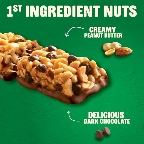 Image of Nature Valley Chewy Protein Granola Bars, Peanut Butter Dark Chocolate, 10 Bars, 14.2 OZ