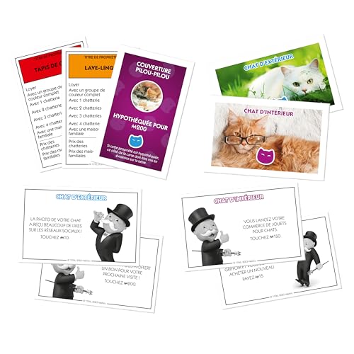 Winning Moves - Monopoly Chats - Jeu de société - Jeu de Plateau - A partir de 8 ans - 2 à 6 joueurs - Version française – Image 6