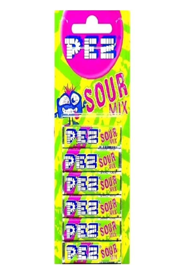 PEZ Sour Mix Fruit Flavour Candy Confectionery Tablet Delicious 8.5g X 6 Rolls (Travel Pack) (B0CRBFCTNL) Amazon Price History, Amazon Price Tracker
