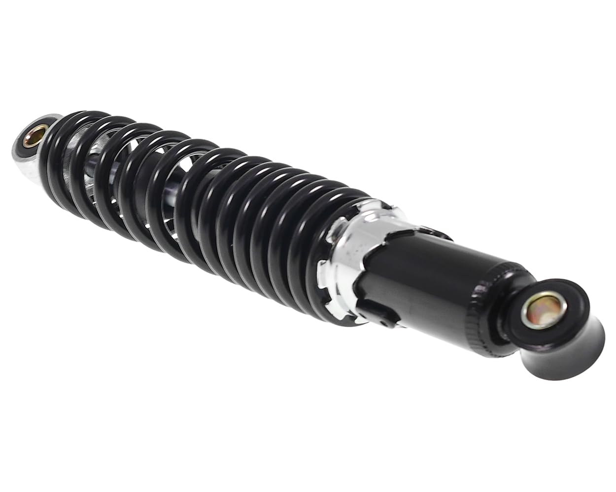 2EXTREME Stoßdämpfer Set kompatibel mit Simson Schwalbe, Sperber, Habicht, Star 50 2T AC Modelle, Länge 300mm, Augendurchmesser 10/8mm