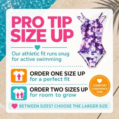 Image of Kanu Surf Girls Jasmine Beach Sport Halter One Piece Swimsuit
