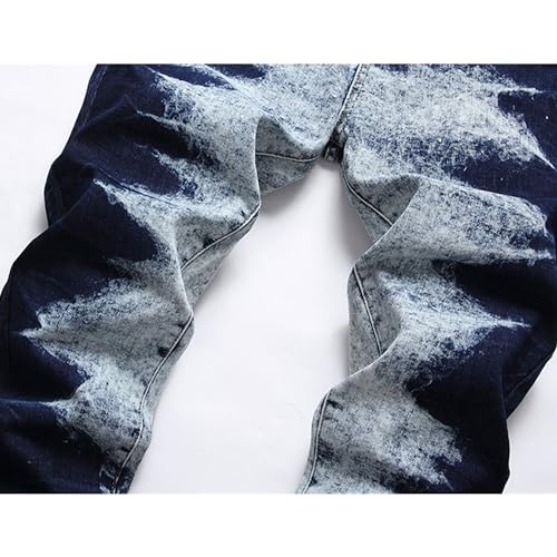 Men's Tie Dyed Casual Jeans Hip Hop Skinny Denim Pants Casual Tie-Dye Men Jean Pants4