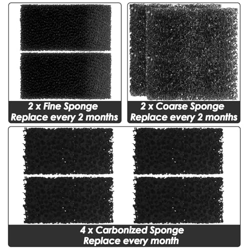Ersatzschwamm für Aquariumfilter (10 Ersatzfilterschwamm (für 10-40) - Bild 10 von 10