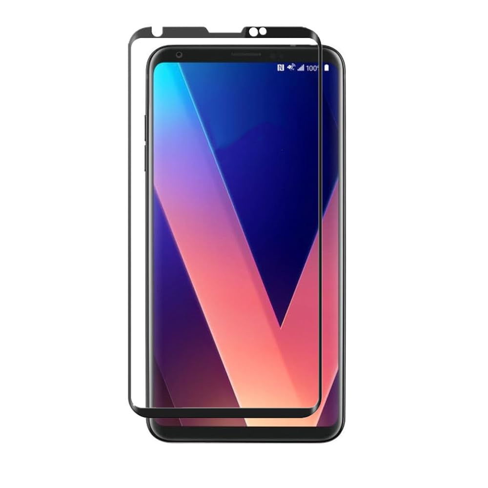 3D Curved Displayschutzfolie für LG V30, (2 Stück) Ultra Clear Anti-Stracth Full Cover Displayschutzfolie Panzerglas für LG V30 H931 US998 AS998 H930 H933 H932 VS996 US998