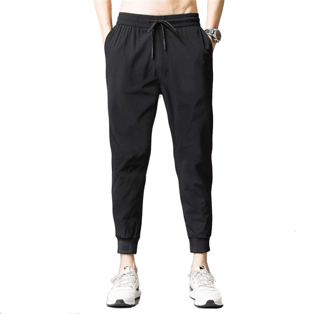 Sports trousers men's women's trousers long sports quick dry jogging trousers leisure trousers yoga trousers lightweight summer trousers unisex large size.