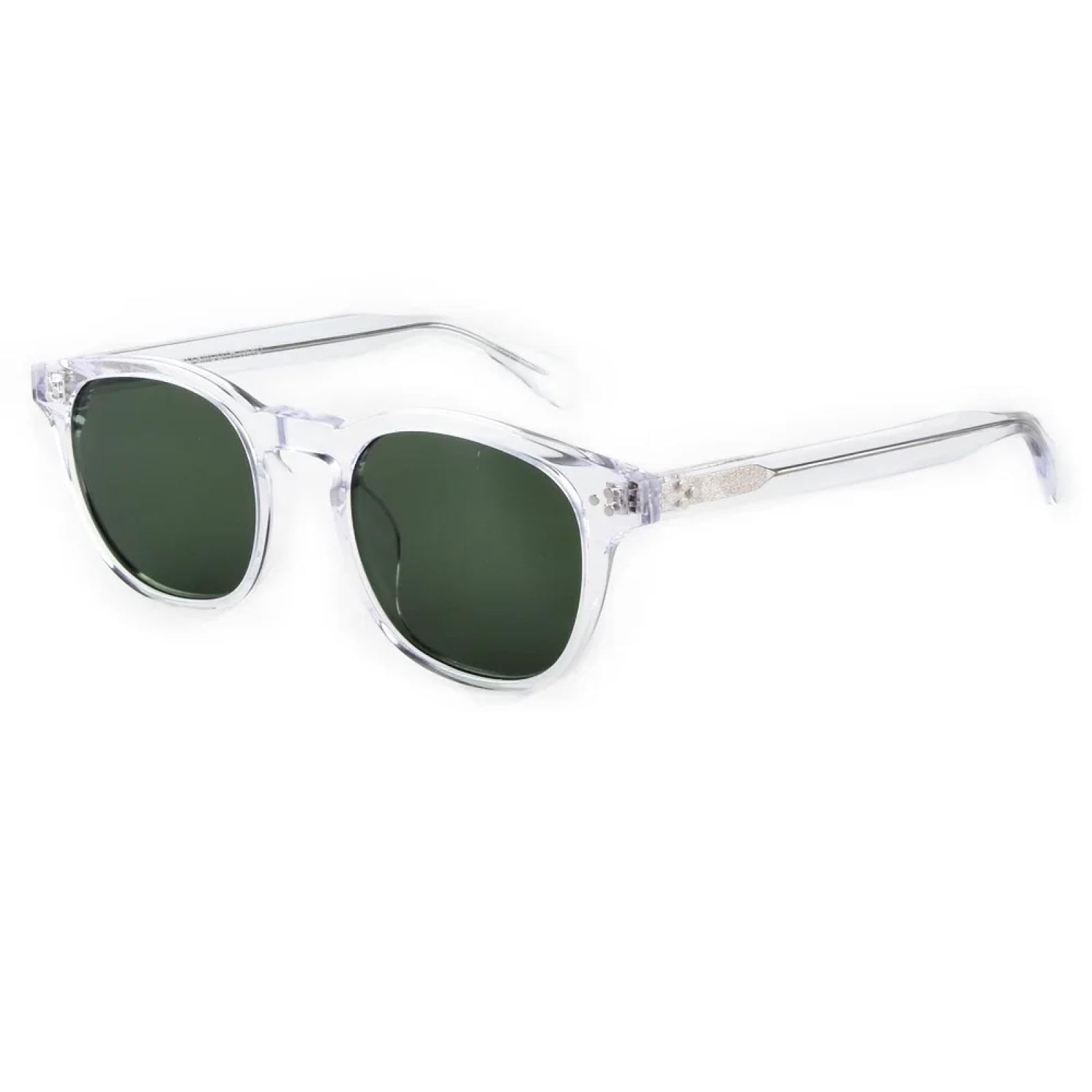 Occhiali da sole vintage polarizzati trasparenti da uomo e da donna con colori sfumati e protezione UV