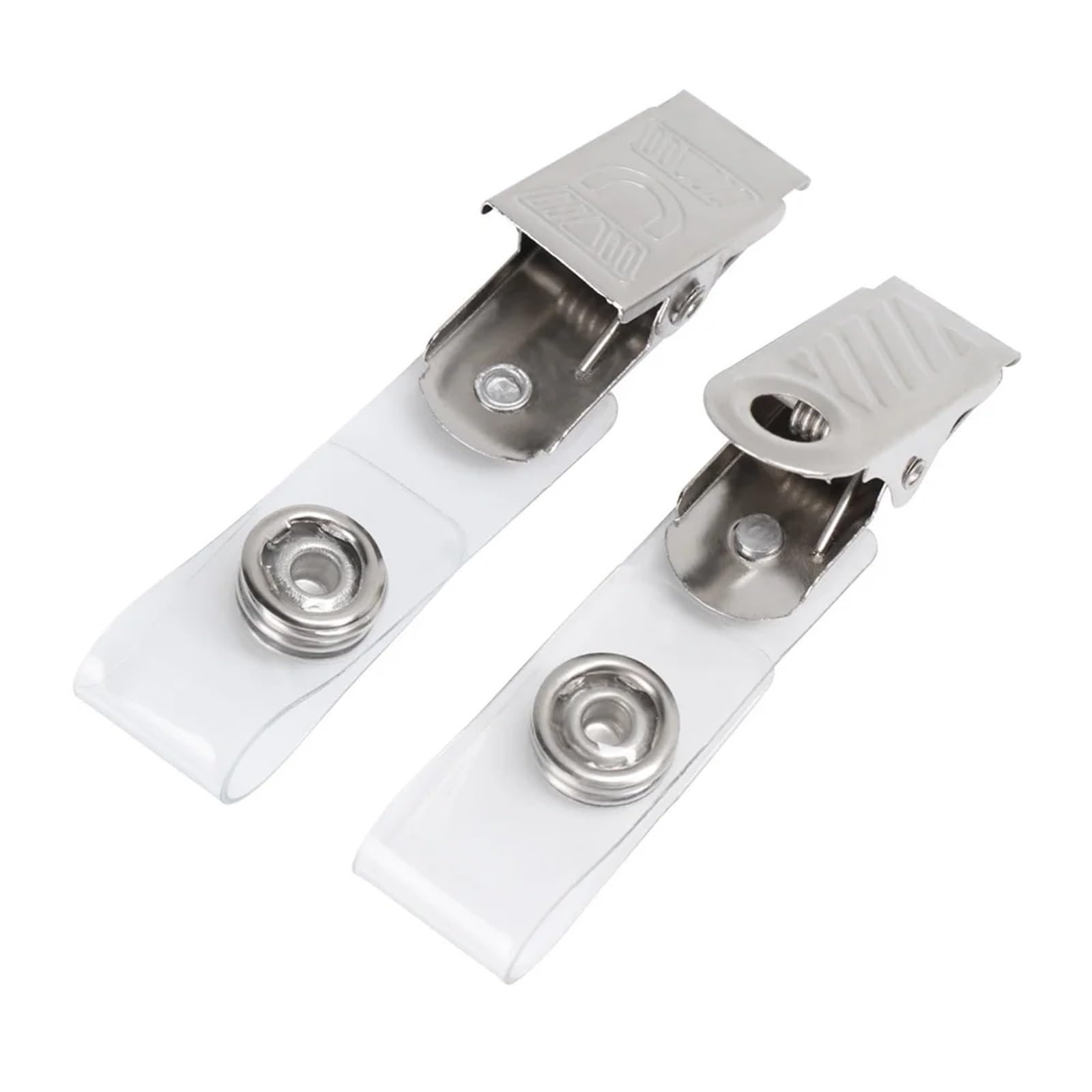 30 clip anti-smarrimento per chiavi, cordino, 4 stili, porta badge identificativo