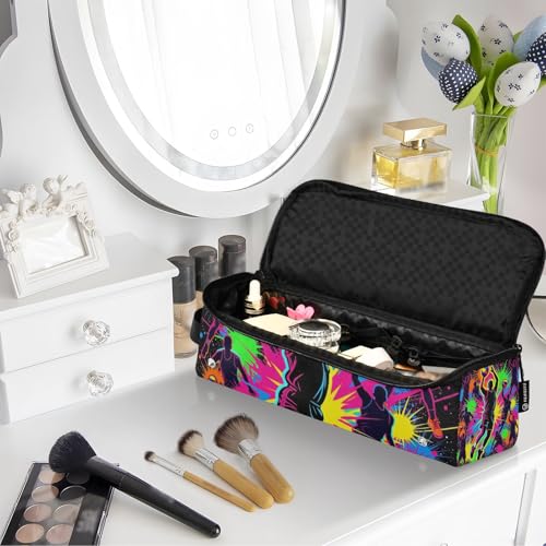 Bolsa de viaje para herramientas de cabello y tapete resistente al calor con gran capacidad para plancha, rizador, secador y más miniatura 7