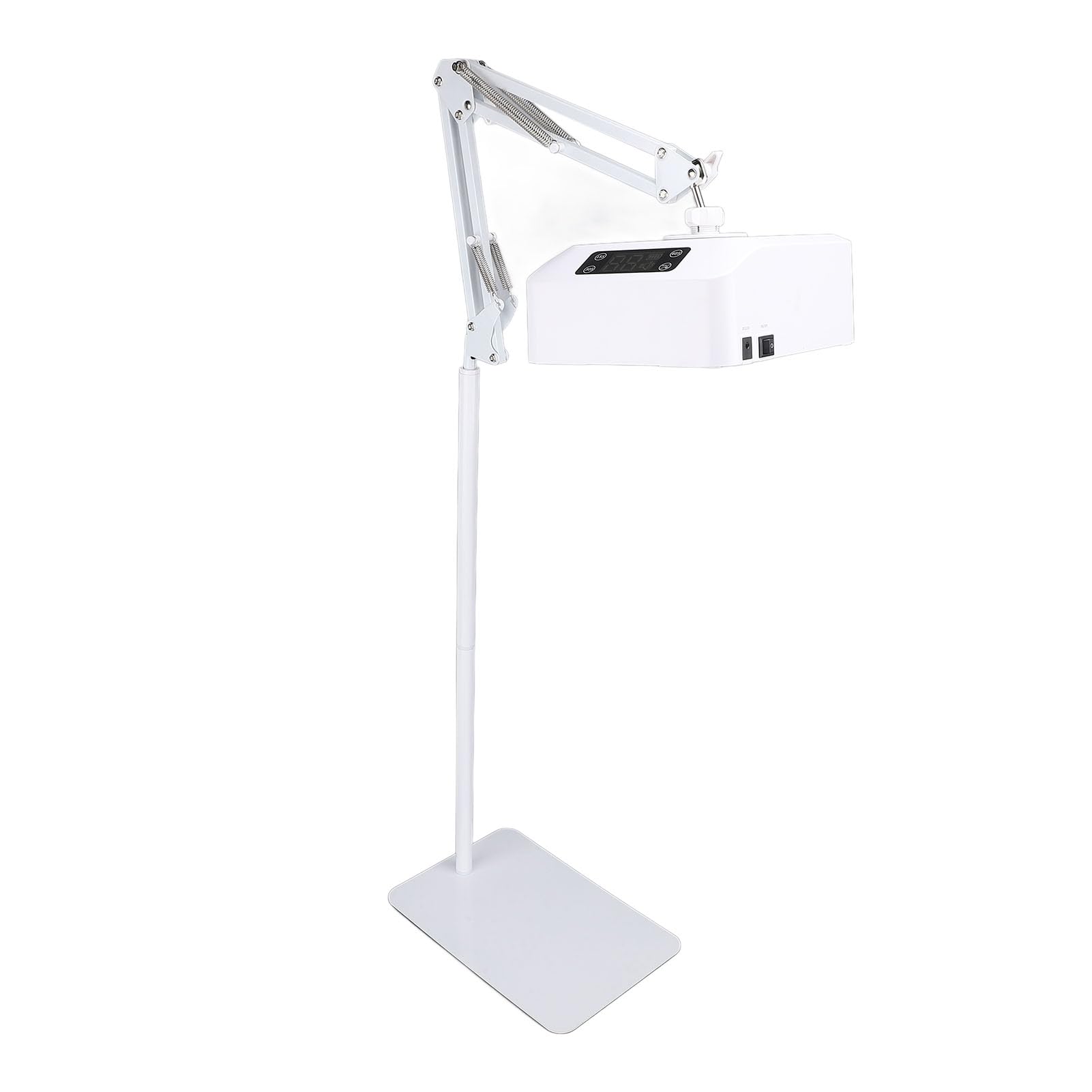 Lámpara de Uñas LED UV, Soporte Plegable, Giratorio 360°, 39 LED, Batería Recargable, Portátil para el Hogar y el Salón, para Mujeres, Temporizador, Batería de 6600 MAh (Enchufe