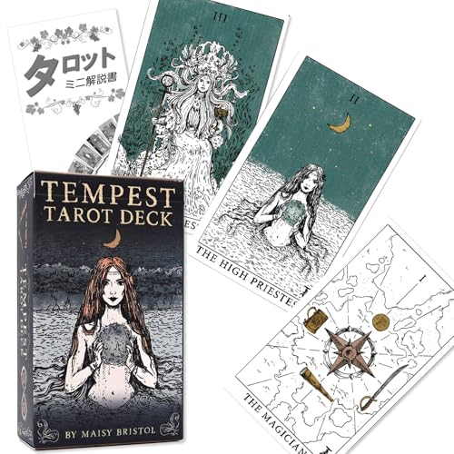 テンペスト タロット Tempest Tarot Deck タロット占い 日本語解説書付き 正規品 タロットカード 78枚
