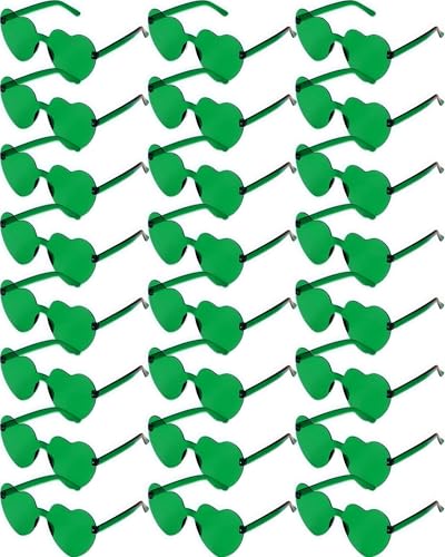 Heart Shape Sunglasses for Women, Valentine's Day and Mardi Gras Party Favors, Summer Fashion Accessory
