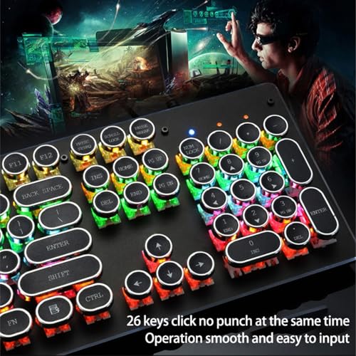 Teclado Gamer Vikye2qby0vu4h7-11 Mecánico RGB USB miniatura 6