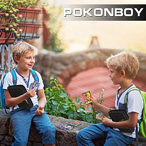 POKONBOY Carrying Case Binder Compatible with Pokemon Cards, Holds Up to 400 Cards - 50 Pages 4-Pocket Card Sleeves Holder Collector Album Fit for Pokemon Trading Cards - Thumbnail 6