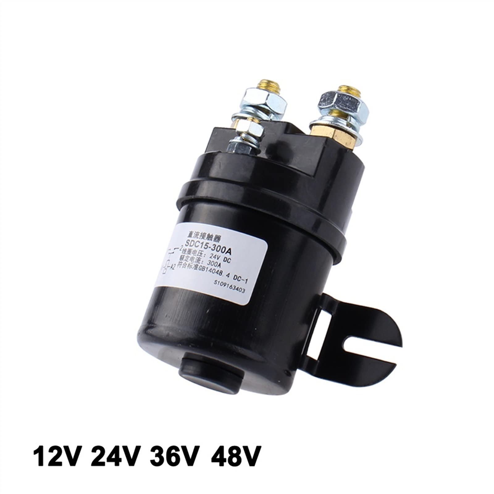 Stycznik SDC15-200A SDC15-100A DC6V 12V 24V 36V 48V 60V 72V 300A używany do pojazdów elektrycznych, maszyn inżynieryjnych, 1 sztuka (200a-36v)