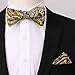Enlision Floral Paisley 6 Clips Tirantes Ajustables Tirantes Pre-Atado Conjunto Bowtie y...