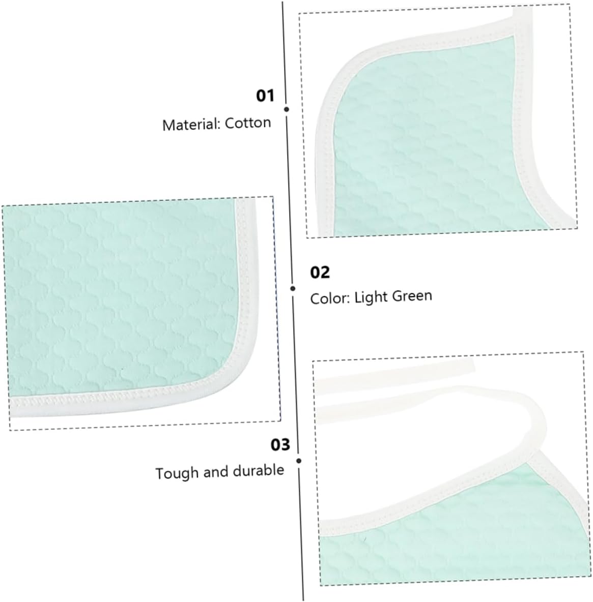 2pcs Elderly Eating Bibs Reusable Cotton Dining Protectors for Seniors Washable Adult Bibs for Eating and Drinking Stain Resistant Clothing Protectors for Caregivers and Nursing