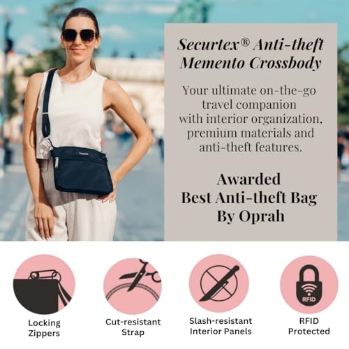 Image of Baggallini Securtex Anti-Theft Memento Crossbody