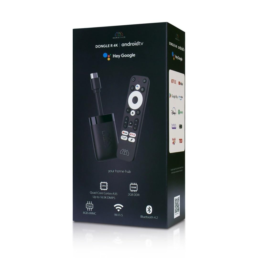 Homatics Dongle R 4K Media Streaming Client Android TV Media