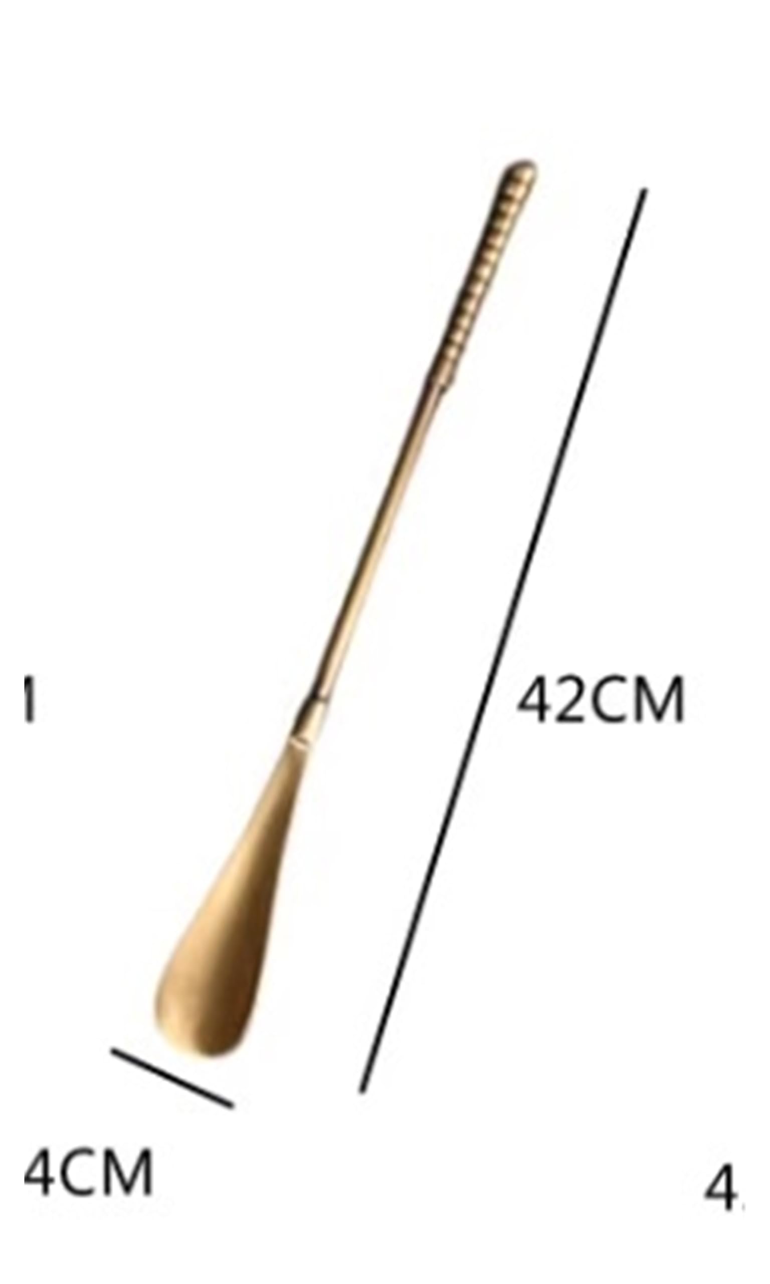 Calzador de Metal de Primera Calidad, Ayuda para Vestir Zapatos, Levantador de Zapatos, Accesorio clásico para Caballero Que se Adapta a Todos los Zapatos, Calzador Largo para Personas Mayores