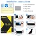 CRXOOX Cristal Templado para Samsung Galaxy S7E/S7 Edge, Vidrio Templado Protector de...