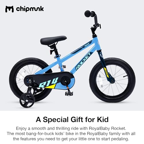 Image of Chipmunk Kids Bike 12 14 16 18 Inch Bicycle with Training Wheels Beginners Boys Girls Ages 3-10 Years Multiple Colors